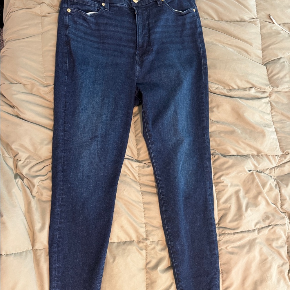 Good American Dark Blue Skinny Jeans